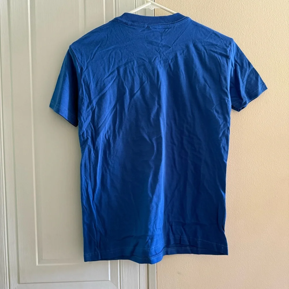 Blue Mario 'I'm the Big Bro' T-Shirt Short sleeve Blue‎ T-shirt Size Youth Large